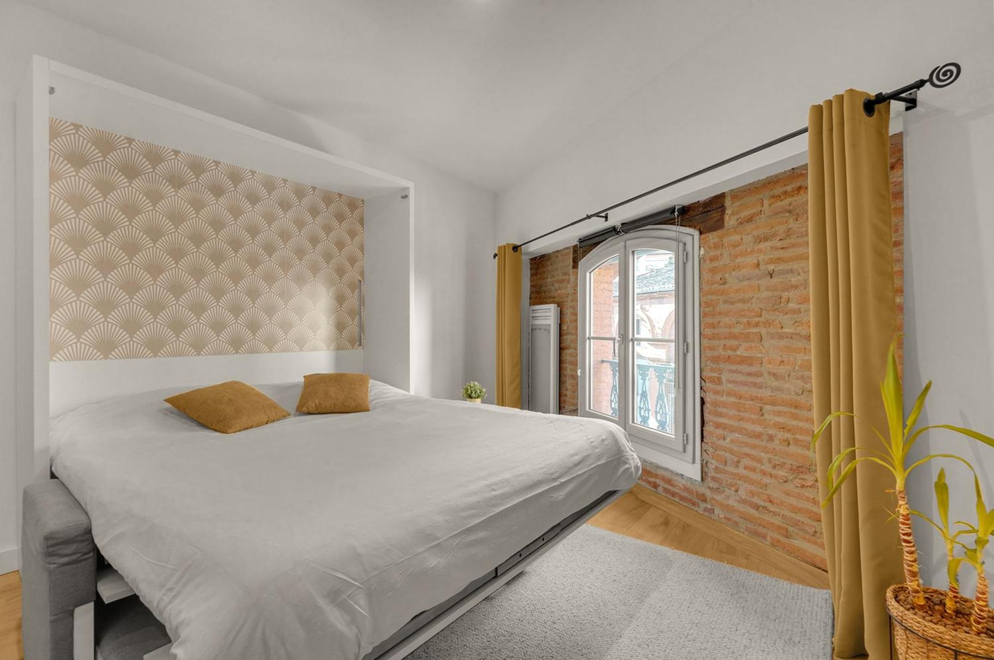 Le Floral - Cosy Studio Climatise Avec Parking Prive Et Netflix 圖盧茲 外观 照片