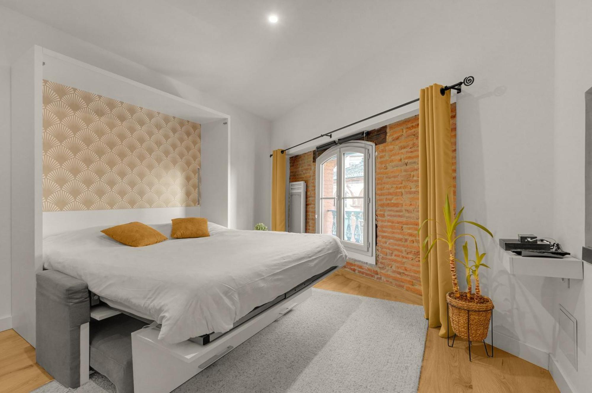 Le Floral - Cosy Studio Climatise Avec Parking Prive Et Netflix 圖盧茲 外观 照片